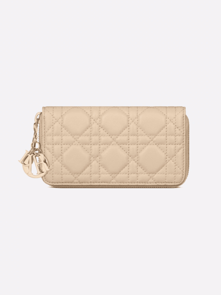 [디올] Lady Dior 미디엄 지퍼 지갑 S6024ONMJ
