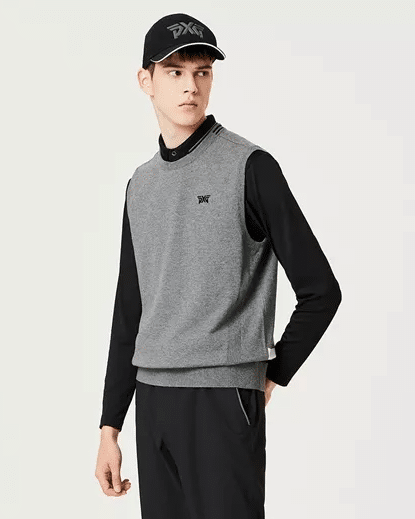[PXG] 라운드 넥 스웨터 베스트 (2 COLORS)