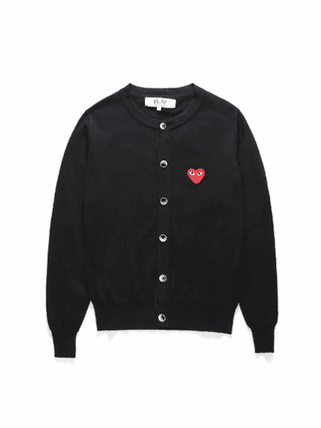 [꼼데가르송] 여성 하트 와펜 가디건 AZ N023512 (6 COLORS)