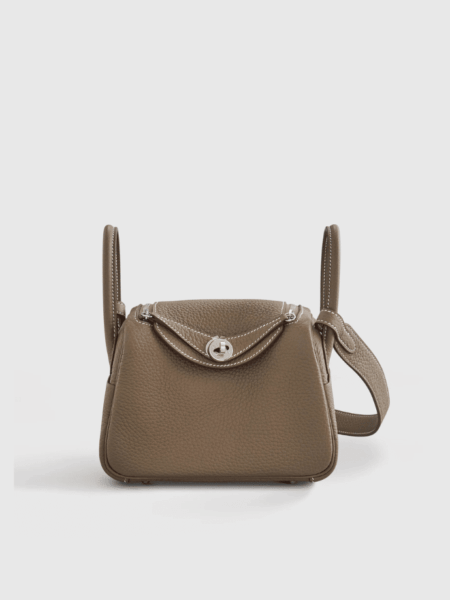 [에르메스] 린디 Mini 19cm Clemence Silver