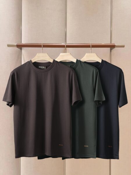 [로로피아나] 라운드넥 티셔츠 ( 3 COLORS)