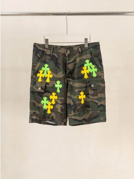 [크롬하츠] 밀리터리 패치 카고 반바지
