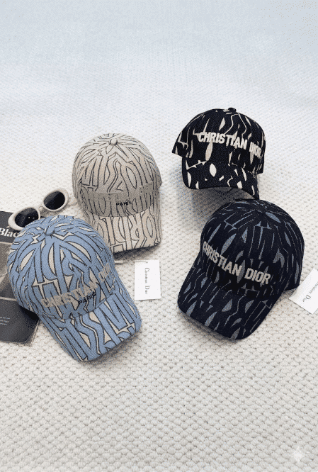 [디올] 뉴 시즌 하이엔드 자수 로고 베이스볼 캡 (4 COLOR)