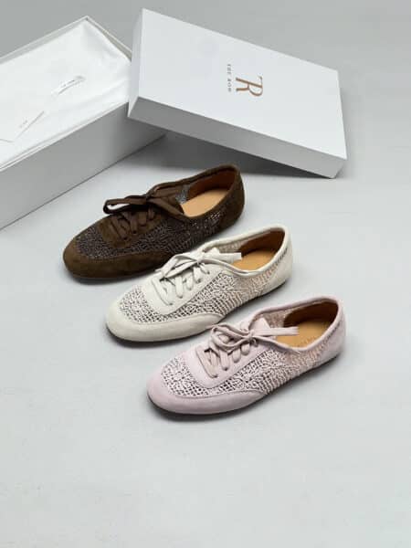 [더 로우] 메시 앤 스웨이드 스니커즈 (3 COLORS)