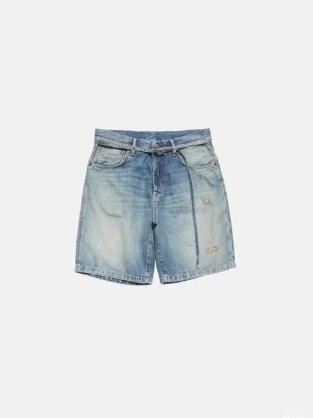 [아크네 스튜디오] 루즈 핏 데님 쇼츠