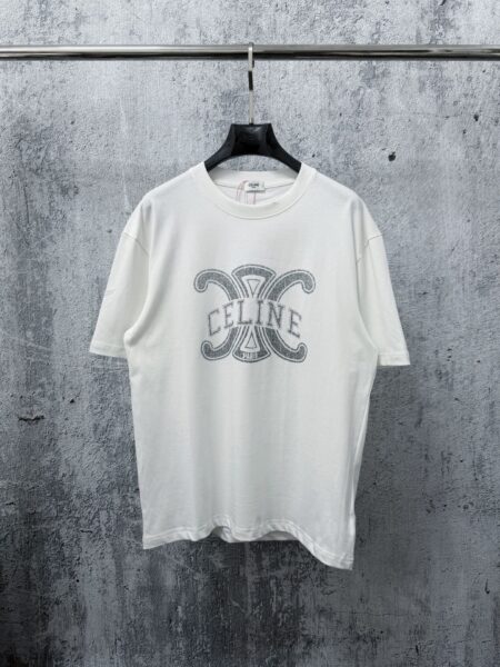 [셀린느] 코튼 저지 루즈 티셔츠 RX0BO671Q (2 COLORS)
