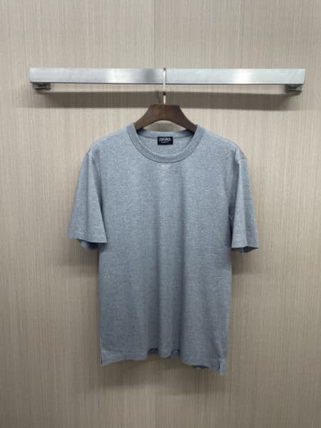 [제냐] 로고 라운드넥 반팔 티셔츠 (4 COLORS)