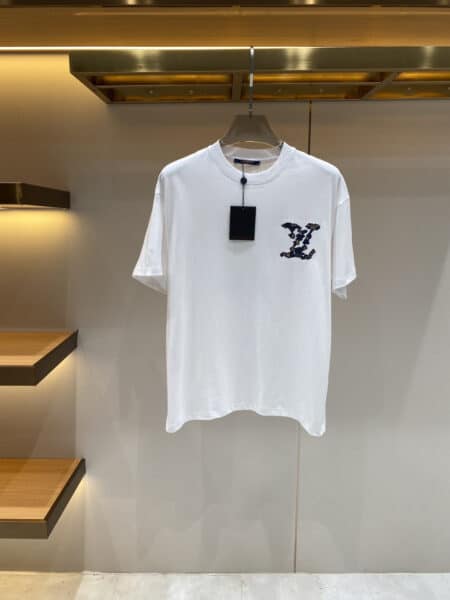 [루이비통] 자카드 LV 로고 반팔 티셔츠 (3 COLORS)