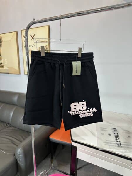 [발렌시아가] BB 그래피티 스웨트 쇼츠