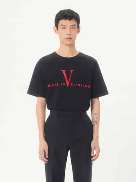 [발렌티노] 'Made In Valentino' 프린트 티셔츠 (2 COLORS)