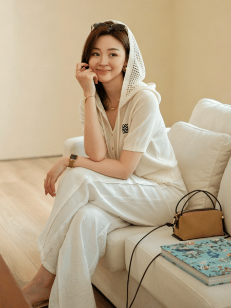 [로에베] 후드 쇼트 슬리브 카디건 (3 COLORS)
