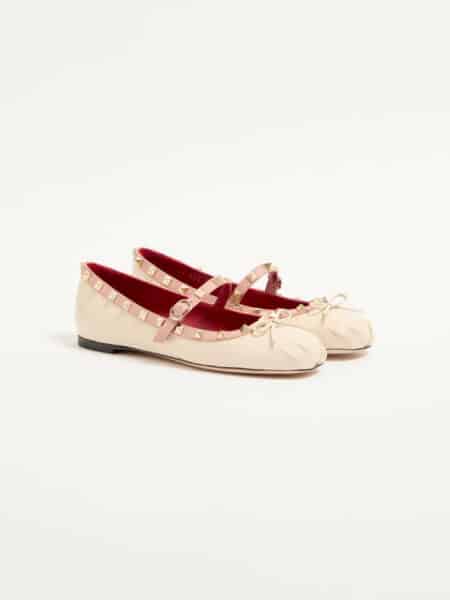 [발렌티노] 메리제인 락스터드 발레리나 WS0QA5XGR (4 COLORS)