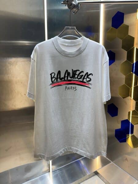 [발렌시아가] 로고 반팔 티셔츠 (5 COLORS)