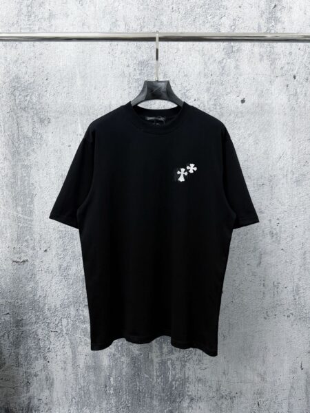 [크롬하츠] 크로스 패치 티셔츠 (2 COLORS)