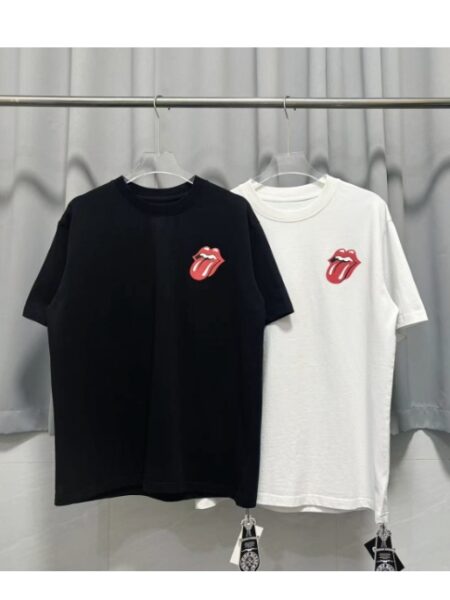 [크롬하츠] 롤링스톤즈 립스 앤 텅 반팔 티셔츠 (2 COLORS)