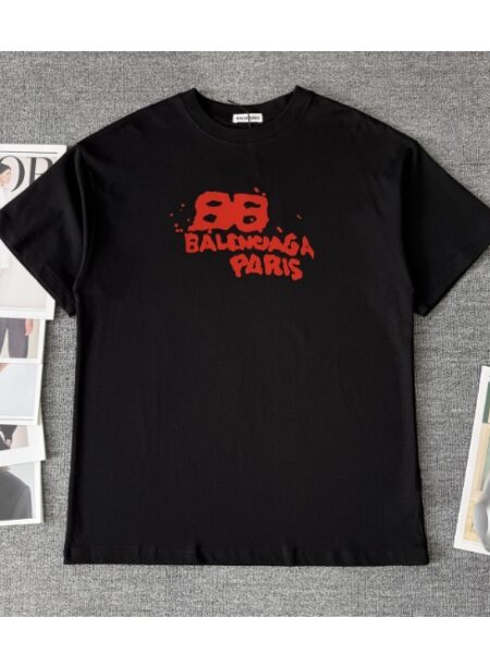 [발렌시아가]  BB 아이콘 미디움 핏 티셔츠 (2 COLORS)