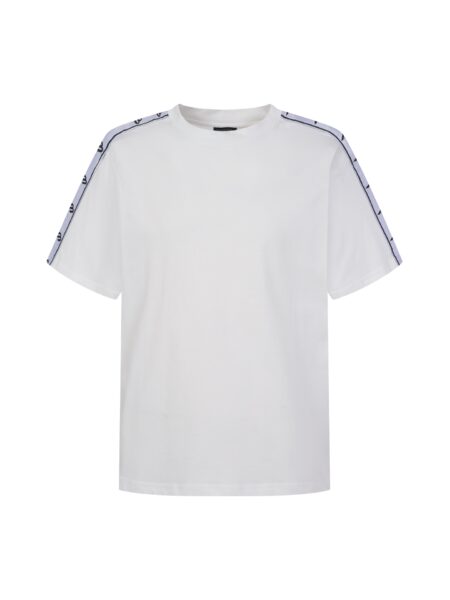 [발렌시아가] 테이프 로고 라인 반팔 티셔츠 (2 COLORS)