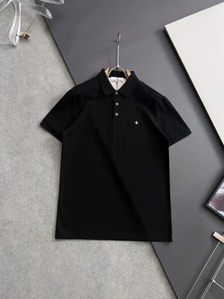 [스톤 아일랜드] 미니 컴파스 로고 피케 반팔 폴로 티셔츠 (3 COLORS)