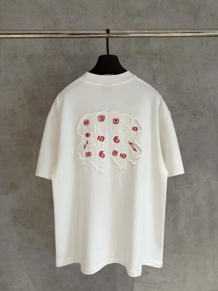[발렌시아가] BB 로고 디스트레스트 반팔 티셔츠 (2 COLORS)