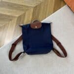 Navy Blue 브라운 가죽 덮개
