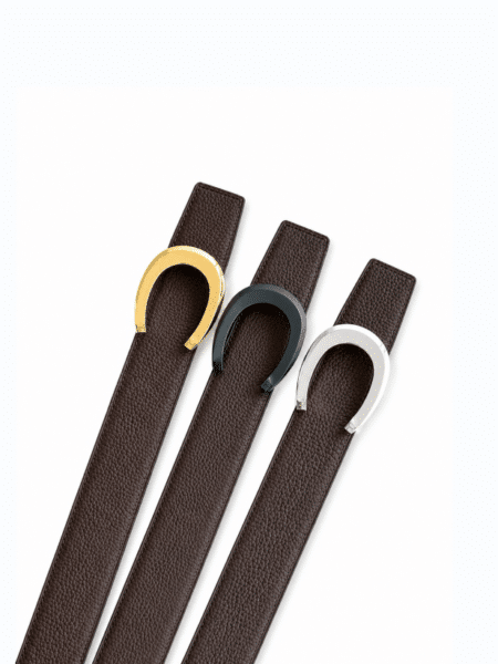 [에르메스] 럭 버클 리버서블 가죽 벨트 38mm (3 Colors)