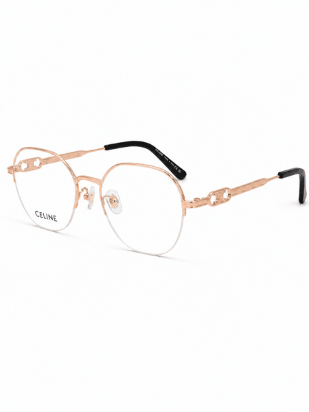 [셀린느] CL51232 로즈골드 트리온프 하프림 안경테 (5 COLORS)
