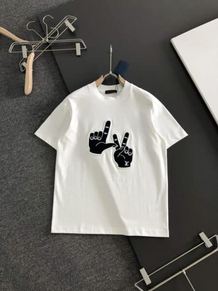 [루이비통] 핸드 패치 티셔츠 (3 COLORS)