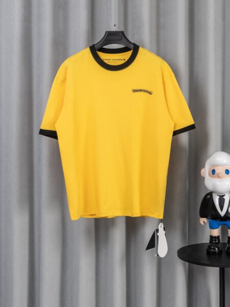 [크롬하츠] 스크롤 로고 링거 티셔츠 (2 COLORS)