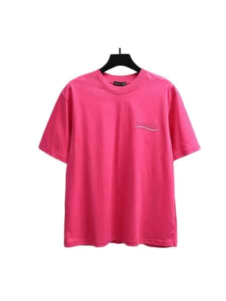[발렌시아가] 웨이브 로고 자수 반팔 티셔츠 (3 COLORS)