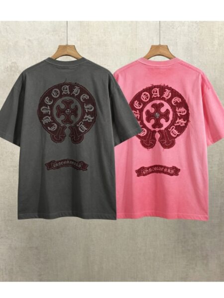 [크롬하츠] 호스슈 백로고 반팔 티셔츠 (2 COLORS)