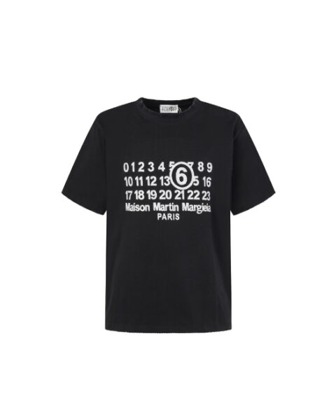 [메종마르지엘라] 넘버 로고 반팔 티셔츠 (2 COLORS)