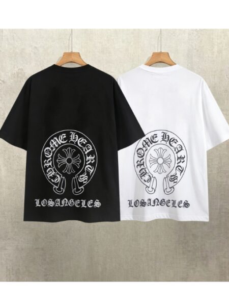 [크롬하츠] 로스앤젤레스 플러스 홀스슈 로고 티셔츠(2 COLORS)