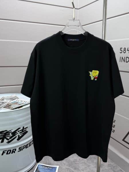[루이비통] 스폰지밥 자수 반팔 티셔츠 (4 COLORS)