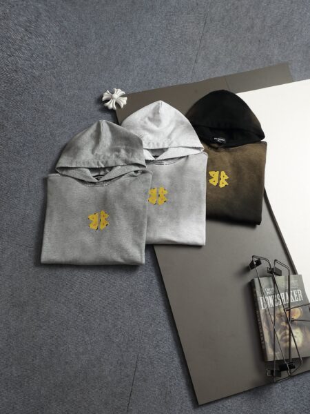 [발렌시아가] BB 로고 워싱 후드티 (3 COLORS)