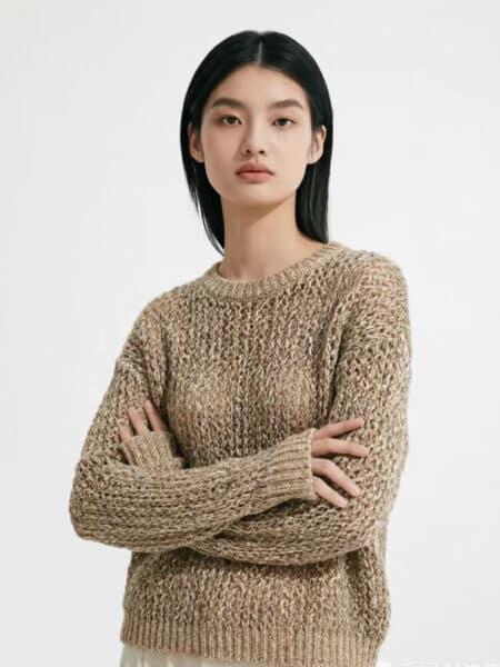 [브루넬로 쿠치넬리] 대즐링 네트 스웨터