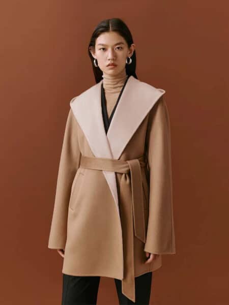 [막스마라] 캐시미어 리버시블 벨트 코트 (2 COLORS)