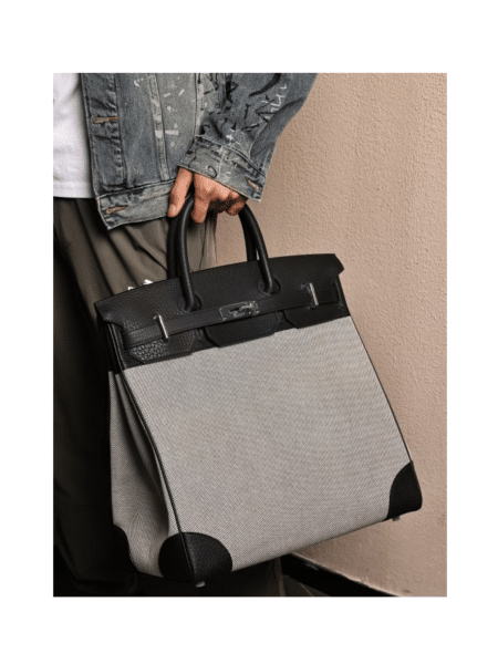 [에르메스] HAC 40cm canvas/swift