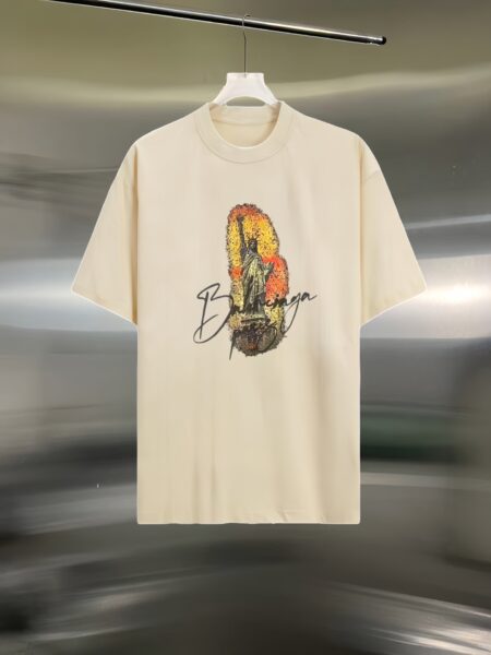[발렌시아가] 핑거프린트 반팔 티셔츠 (3 COLORS)