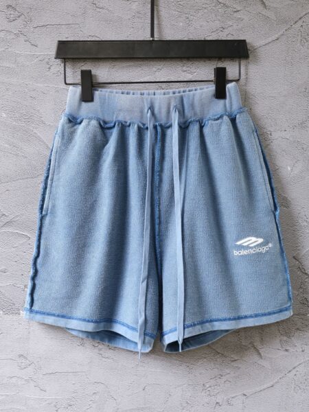 [발렌시아가] 로고 자수 스웨트 쇼츠 (3 COLORS)