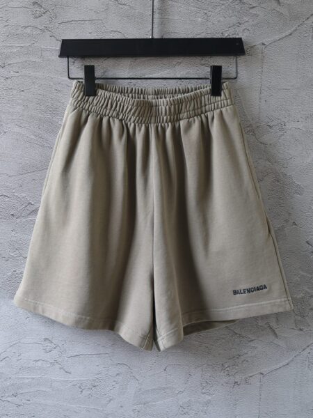 [발렌시아가] 로고 자수 스웨트 쇼츠 (3 COLORS)