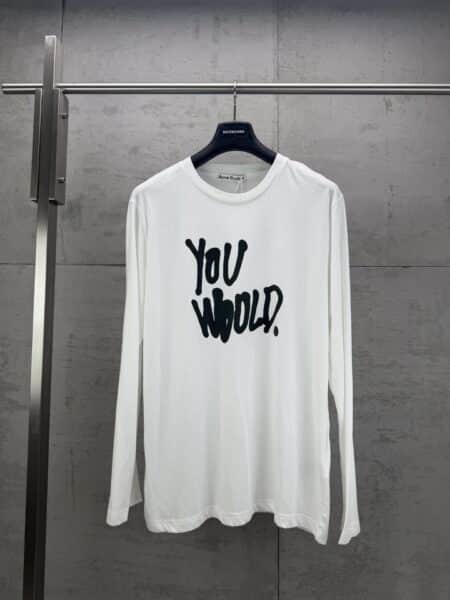 [아크네 스튜디오] You Would 롱슬리브 티셔츠