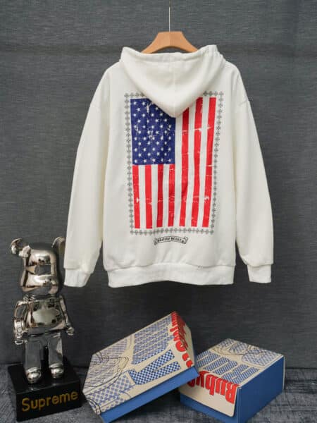 [크롬하츠] USA 플래그 프린트 후드 집업 (2 COLORS)