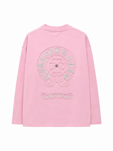 [크롬하츠] 패치 자수 커플 긴팔 티셔츠 (2 COLORS)