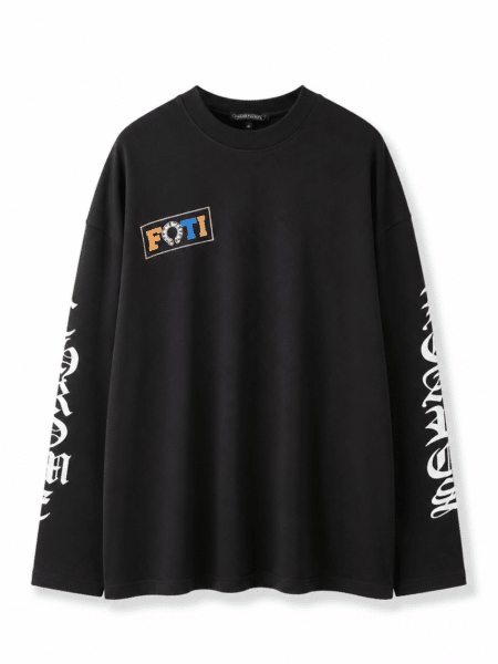 [크롬하츠] FOTI 멀티 컬러 프린팅 긴팔 티셔츠 (2 COLORS)