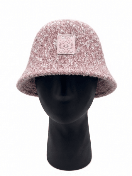 [로에베] 애너그램 가죽 패치 니트 모자 (5 COLORS)