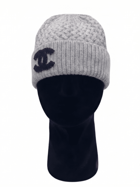 [샤넬] 스티치 패치 CC 로고 울 비니 (4 COLORS)