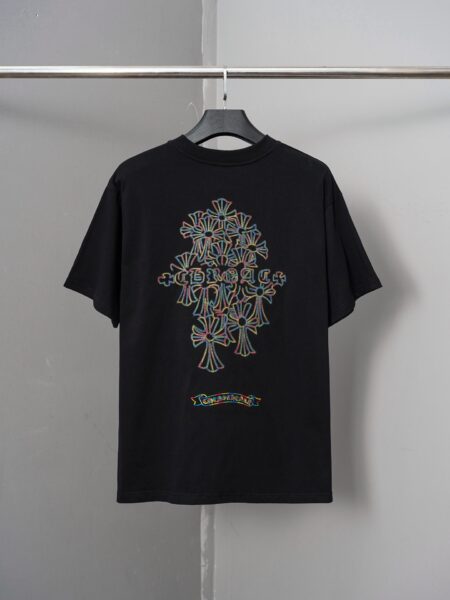 [크롬하츠] 크로스 패치 반팔 티셔츠 (2 COLORS)
