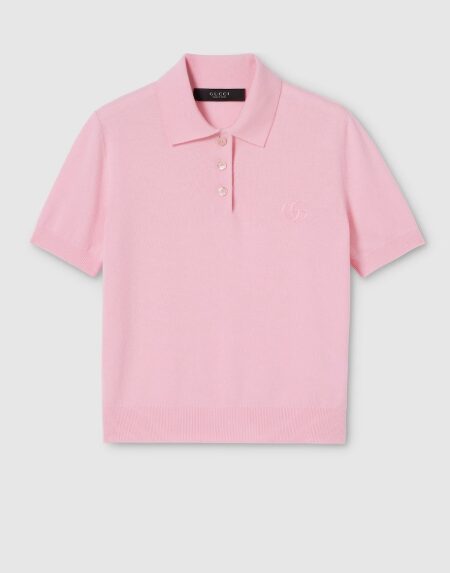 [구찌]  GG 자수 니트 울 폴로 셔츠 867226 XKFHS (2 COLORS)