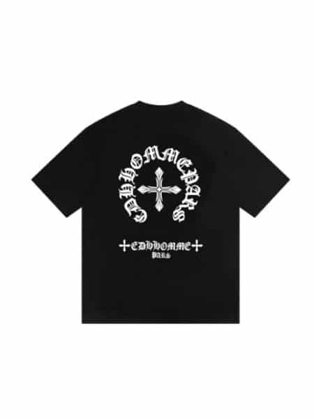 [크롬하츠] 고딕 크로스 프린팅 반팔 티셔츠 (2 COLORS)