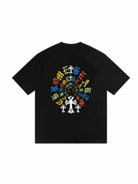 [크롬하츠] 멀티컬러 스파이럴 크로스 반팔 티셔츠 (2 COLORS)